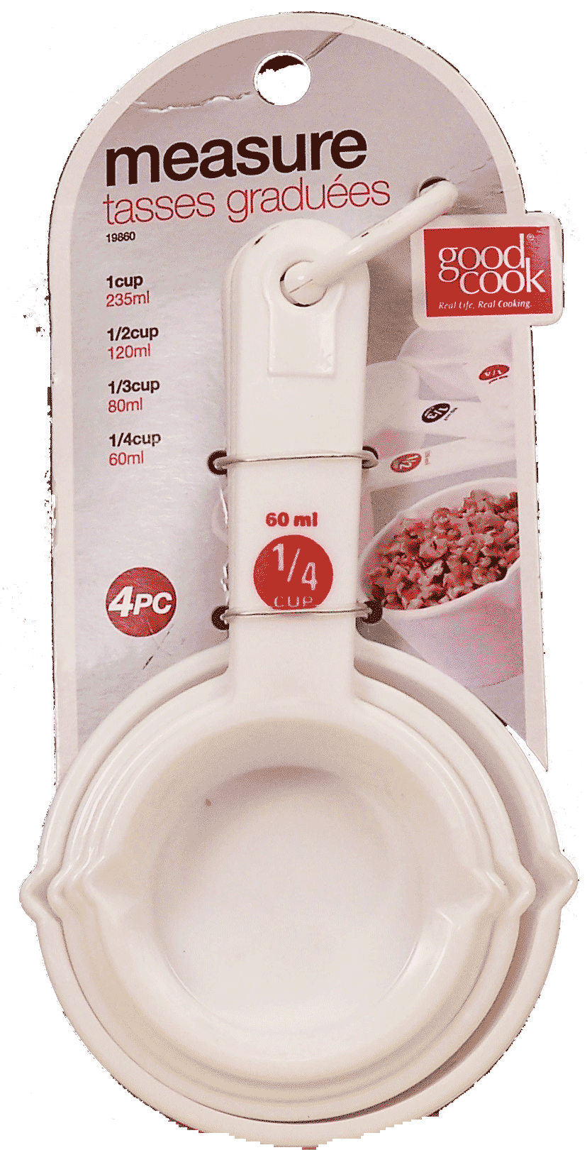 Good Cook  measuring cups, plastic, 4 sizes Full-Size Picture